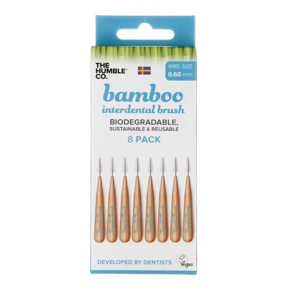 The Humble Co Interdental Bamboo Brush 0.60 mm, 8 Ea